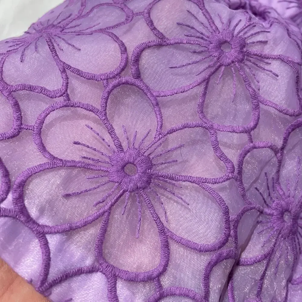 Gymboree 4 purple floral drop waist dream nwot